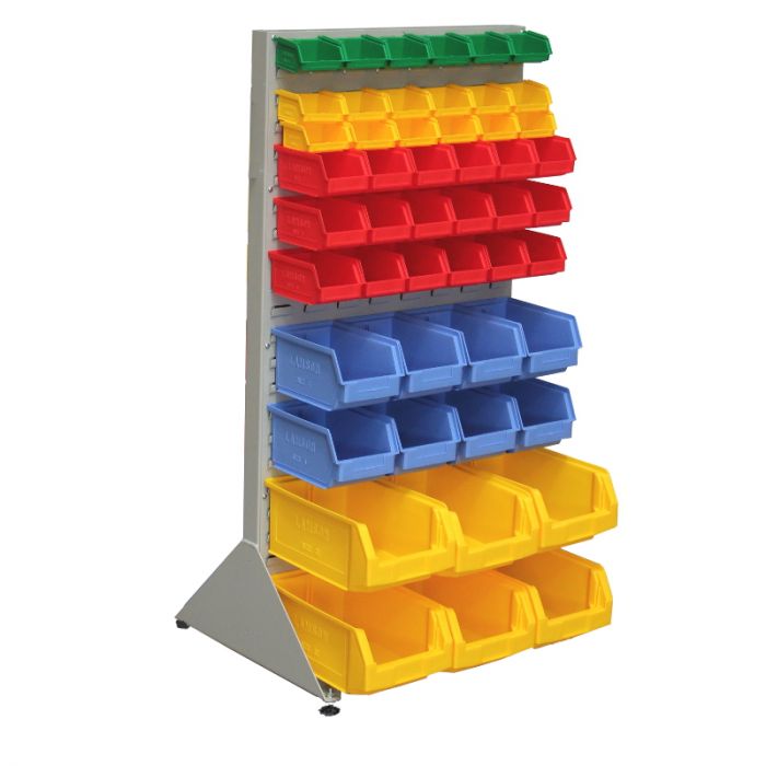 Single Sided Free Standing with Bins